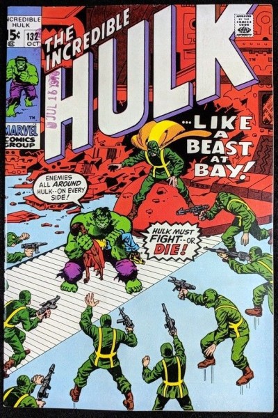 Incredible Hulk (1968) #132 VF- (7.5) vs HYDRA