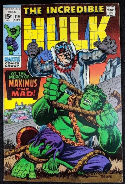 Incredible Hulk (1968) #119 FN/VF (7.0) Maximus of the Inhumans part 1 of 2