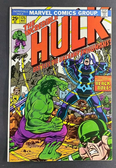 Incredible Hulk (1968) #175 NM- (9.2) Black Bolt Inhumans Herb Trimpe