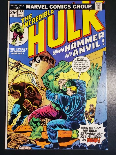 Incredible Hulk #182 (1974) FN 6.0 3rd Appearance Wolverine |