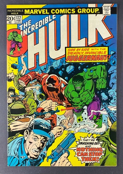 Incredible Hulk (1968) #172 VF/NM (9.0) Juggernaut Herb Trimpe