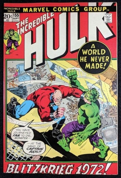 Incredible Hulk (1968) #155 VF+ (8.5) 1st app Shaper of Worlds