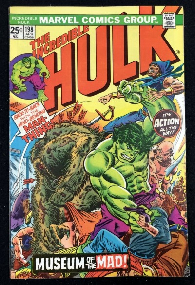Incredible Hulk (1968) #199 FN/VF (7.0) Man-Thing cover and story