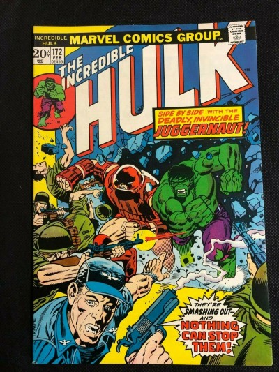 Incredible Hulk (1968) #172 VF+ (8.5) Herb Trimpe Juggernaut