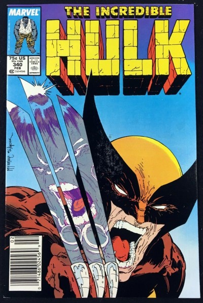 Incredible Hulk (1968) #340 FN/VF (7.0) classic McFarlane Wolverine