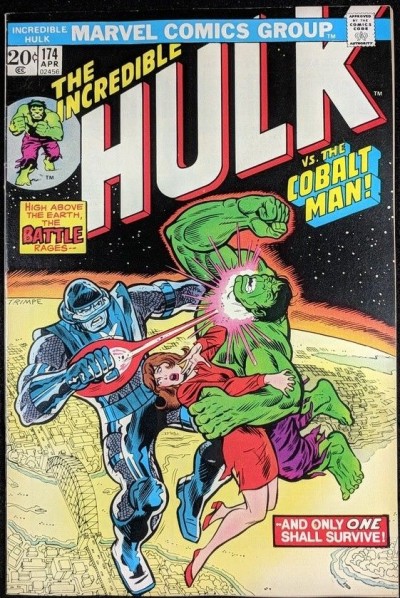 Incredible Hulk (1968) #174 VF+ (8.5) vs Cobolt Man part 2 of 2