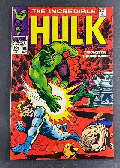 Incredible Hulk (1968) #108 FN (6.0) Nick Fury Mandarin Herb Trimpe