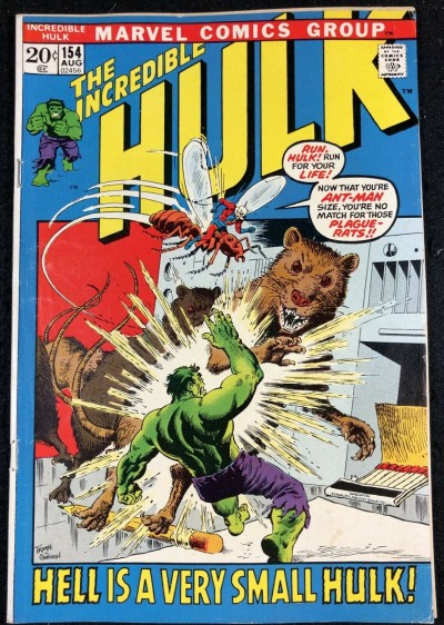 Incredible Hulk (1968) #154 VG+ (4.5) Ant-Man Cover & Story