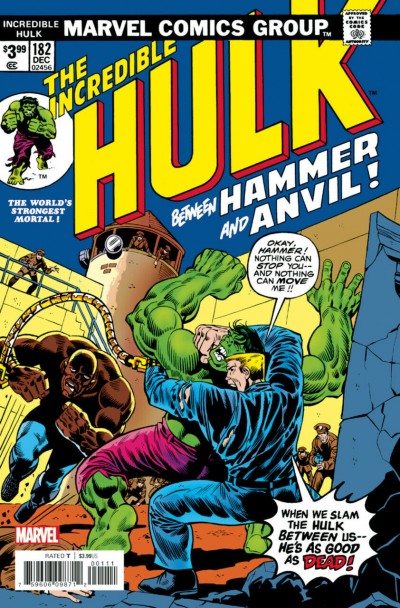 Incredible Hulk #182 Facsimile Edition VF/NM (2020) 2nd cameo app Wolverine