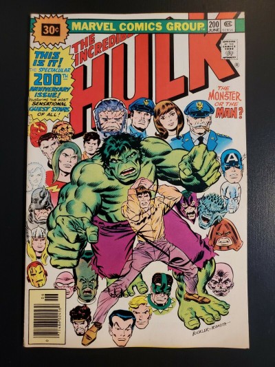 Incredible Hulk #200 (1976) VF+ (8.5) rare 30 cent price variant Doc Samson app|