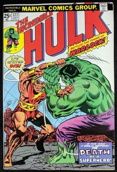 Incredible Hulk (1968) #177 VF (8.0) Warlock cover & story