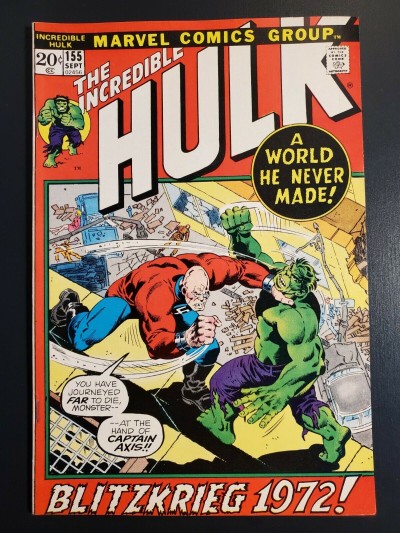 Incredible Hulk (1972) #155 NM- (9.2) 1st App Shaper of Worlds Skrull Trimpe|