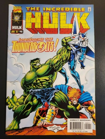 Incredible Hulk #449 (1997) VF/NM (9.0) 1st Thunderbolts|