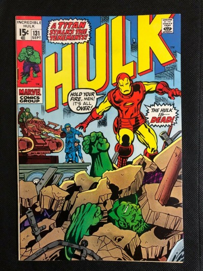 Incredible Hulk (1968) #131 VF+ (8.5) Herb Trimpe Iron Man