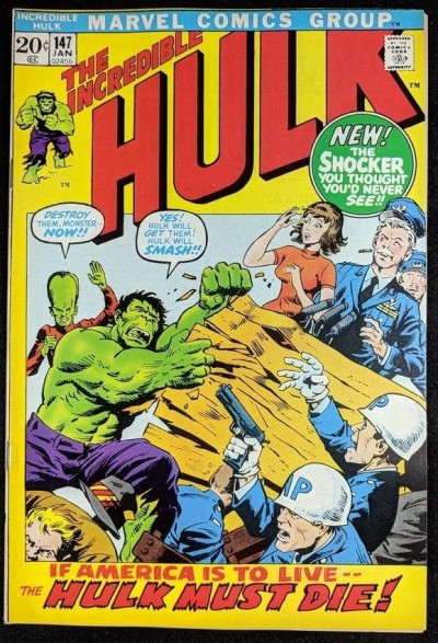 Incredible Hulk (1968) #147 VF+ (8.5) Leader & President Nixon app