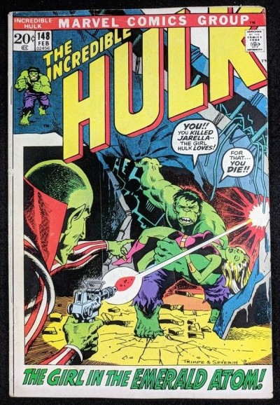 Incredible Hulk (1968) #148 VG+ (4.5) Jarella app