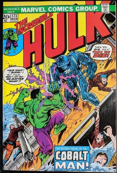 Incredible Hulk (1968) #173 VF+ (8.5) vs Cobolt Man part 1 of 2