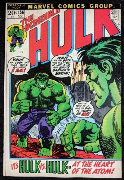 Incredible Hulk (1968) #156 VF+ (8.5) Hulk vs Hulk Jarella Story