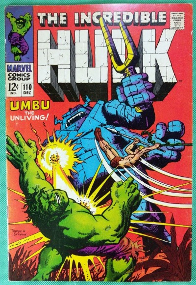 Incredible Hulk (1968) #110 FN (6.0) Ka-Zar appearance