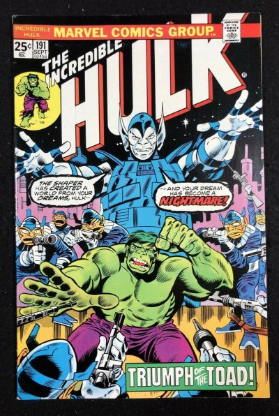 Incredible Hulk (1968) #191 VF- (7.5) vs Shaper of World's