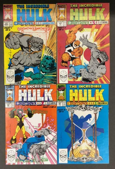 Incredible Hulk (1968) #'s 364 365 366 367 Complete "Countdown" VF Set Simonson