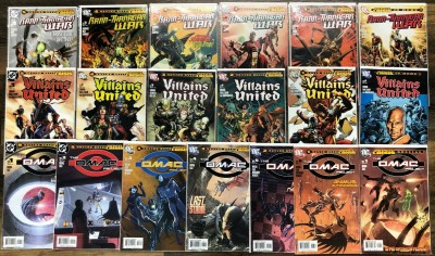 Infinite Crisis Tie-Ins Rann-Thanagar Omac Villains United 3 sets 19 comics