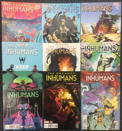 Inhumans lot of 30 comics 3 near complete sets Uncanny Royals Attilan Rising