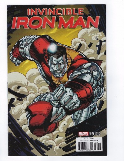 Invincible Iron Man (2016) #9 VF/NM Jim Lee X-Men Trading Card Variant Cover