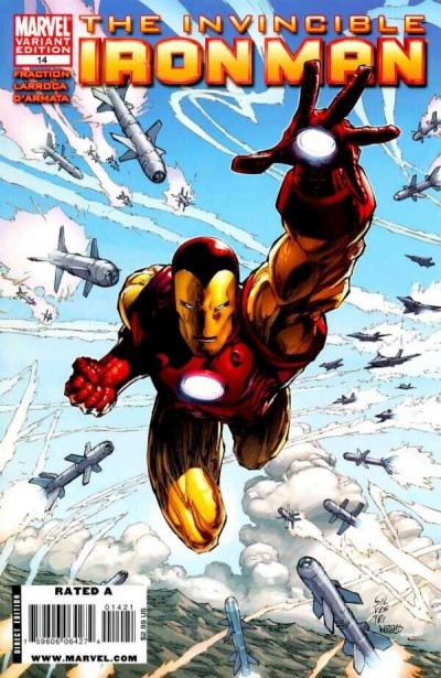 Invincible Iron Man (2008) #14 NM 1:15 Marc Silvestri Variant Cover