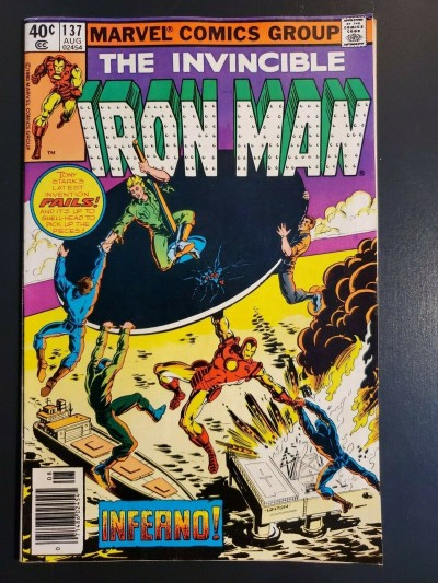 Iron Man #137 VF 8.0 (1980) Inferno |