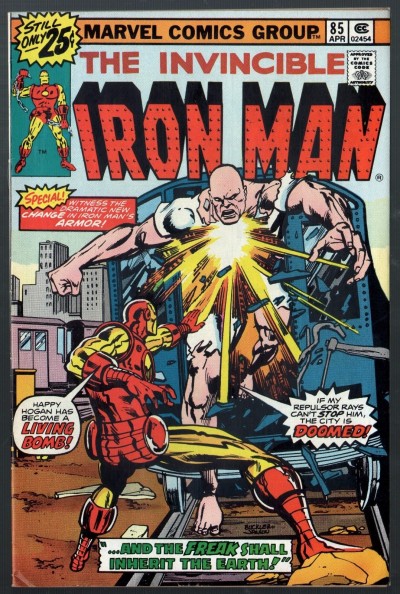 Iron Man (1968) #85 FN (6.0) vs The Freak