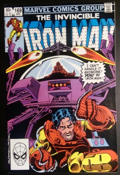Iron Man (1968) #169 VF+ (8.5) Jim Rhodes becomes Iron Man 