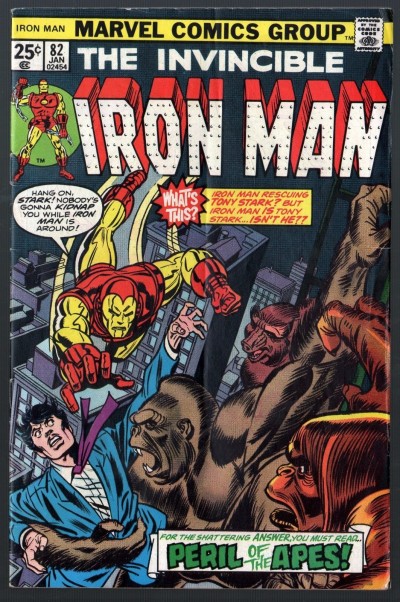 Iron Man (1968) #82 VG/FN (5.0) vs Red Ghost part 1