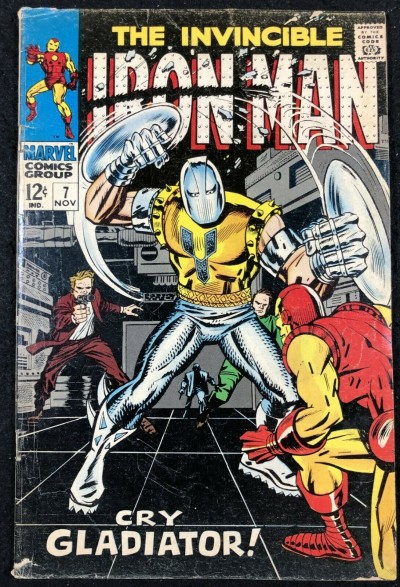Iron Man (1968) #7 GD/VG (3.0) versus Gladiator