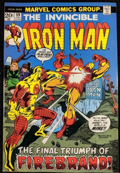 Iron Man (1968) #59 NM- (9.2)  vs Firebrand