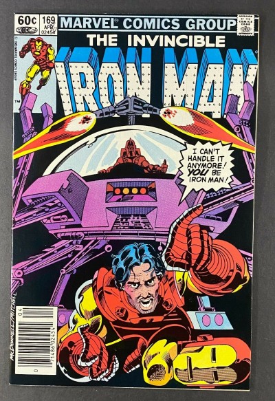 Iron Man (1968) #169 VF/NM (9.0) 1st James Rhodes as Iron Man Luke McDonnell