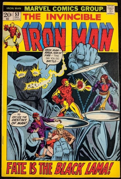 Iron Man (1968) #53 FN+ (6.5)  1st app Black Lama