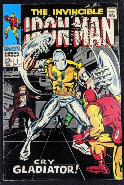 Iron Man (1968) #7 VF- (7.5)  vs Gladiator part 1 