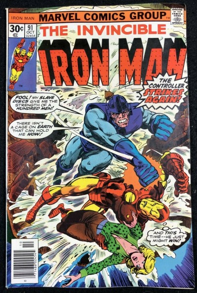 Iron Man (1968) #91 VF (8.0) vs Controller