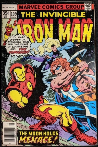 Iron Man (1968) #109 VF- (7.5)  1st app Vanguard & New Crimson Dynamo