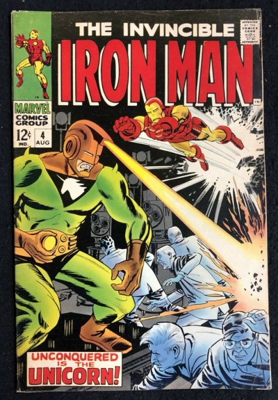 Iron Man (1968) #4 FN- (5.5) versus Unicorn