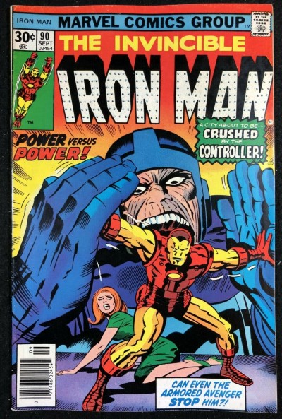 Iron Man (1968) #90 FN/VF (7.0) vs Controller Kirby Cover