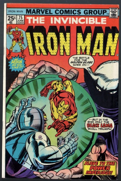 Iron Man (1968) #75 FN (6.0) War of the Super-Villains part 2 Yellow Claw