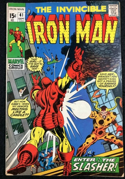 Iron Man (1968) #41 FN- (5.5) 1st app Slasher