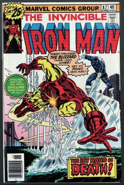 Iron Man (1968) #87 FN/VF (7.0) vs Blizzard