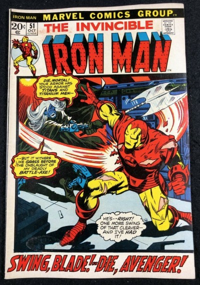 Iron Man (1968) #51 FN- (5.5) Swing Blade