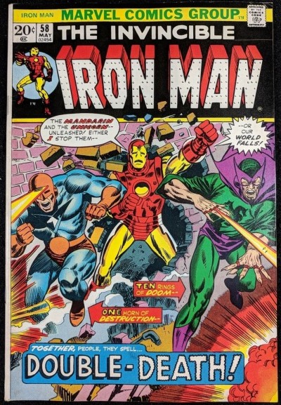 Iron Man (1968) #58 VF (8.0)  vs Mandarin & Unicorn