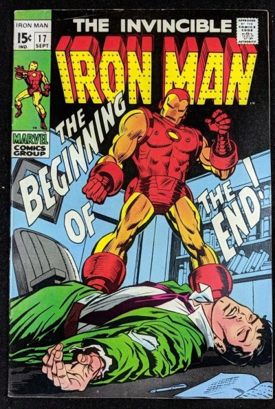 Iron Man (1968) #17 FN/VF (7.0)  1st app Madame Masque