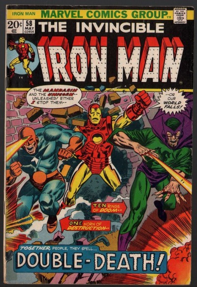 Iron Man (1968) #58 VG+ (4.5) Mandarin & Unicorn app.