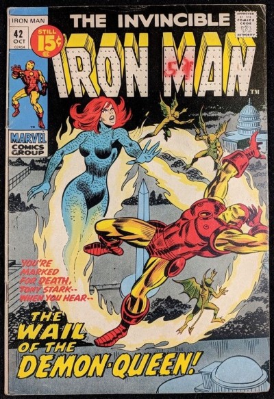 Iron Man (1968) #42 FN- (5.5)  vs Demon-Queen